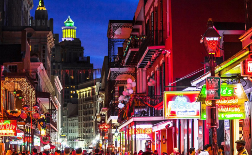 Night life in New Orleans