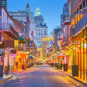 Colorful city street